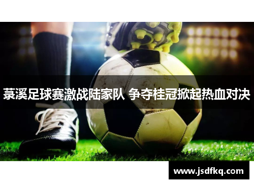 菉溪足球赛激战陆家队 争夺桂冠掀起热血对决